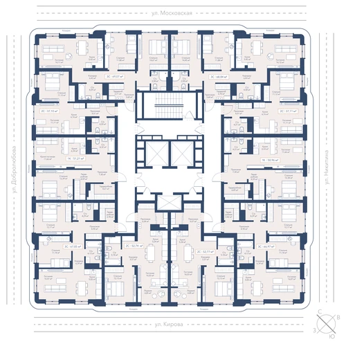 1-к 37,1 м² — изображение 2