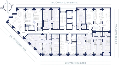 Планировка — 2-комнатная
