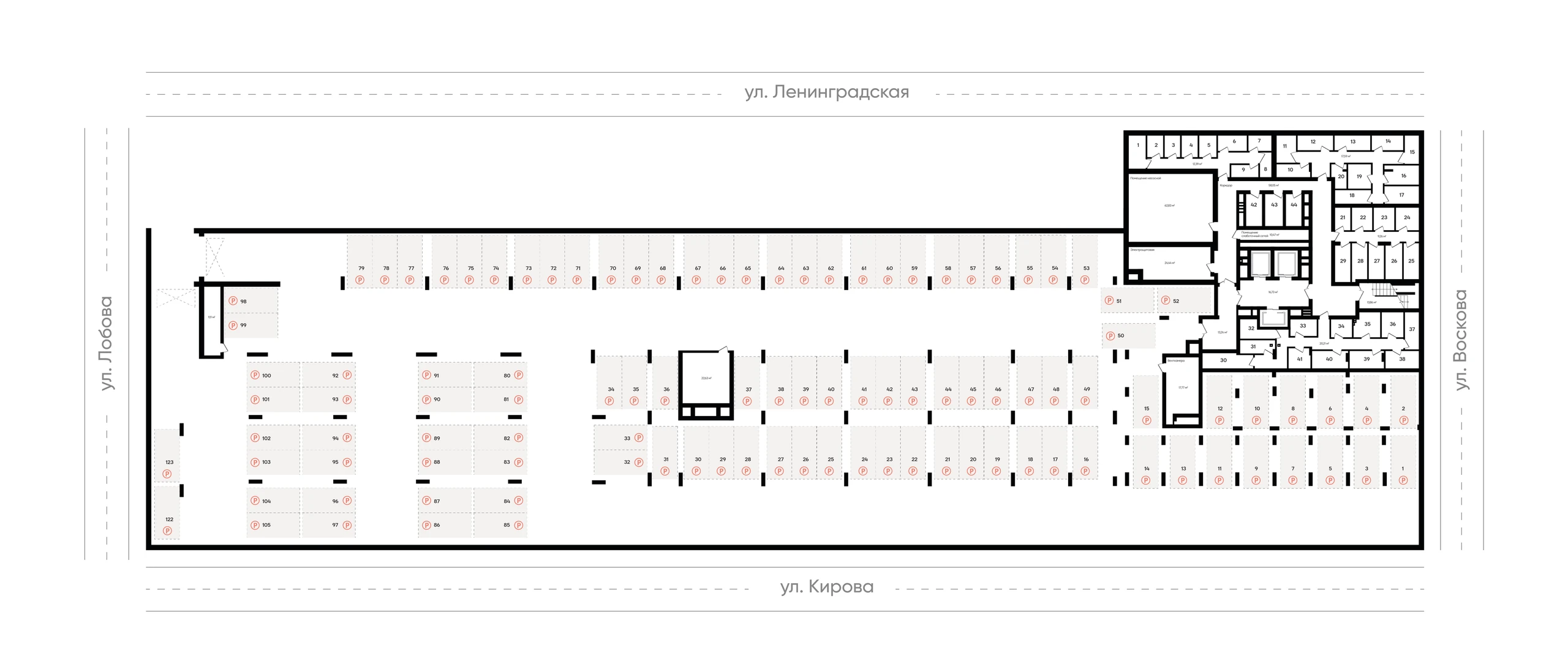 Машино-место 13,3 м² — изображение 1